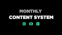 be your monthly social media content manager