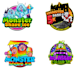 design excellent monster logo