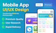 design UI and mobile app interfaces for your project