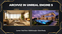 create a photorealistic architectural visualization or walkthrough in ue5