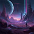 make sci fi illustration and sci fi sci fi illustration art