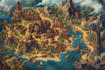 custom battle map for dnd, fantasy, rpgs