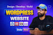 revamp wordpress website, build or rebuild wordpress website, redesign website