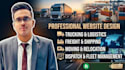 create logistics, trucking, dispatch, moving company, freight broker website