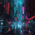 create art in cyberpunk style