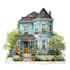 draw house illustration watercolor style
