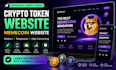 create crypto token website, memecoin website