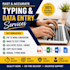 do fast typing, pdf to word, data entry work