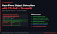 build a real time object detection app using yolov8, python and streamlit
