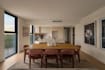 living room, kitchen, bedroom, bathroom, laundry room 3d rendering