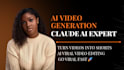 create ai video scripts and content using claude ai