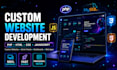 develop custom web application using HTML, PHP, js and CSS
