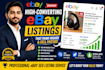 write ebay listing titles and item specifics that rank in search
