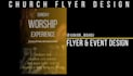 design modern church flyers and event posters