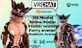 edit, optimize, create custom furry avatar, vrchat avatar, vr character nsfw avi