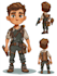 draw 2d game character or 2d game character