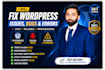 fix wordpress 500, 503, 403, fatal PHP error, white screen and elementor issues