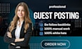 build high da SEO backlinks through guest posts