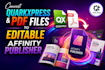 convert quarkxpress, PDF to editable affinity publisher
