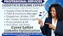 write ats optimized logistics resume and cover letter