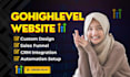 design a gohighlevel website and highlevel CRM automation