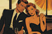 create authentic retro comic illustration