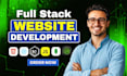 build website, website development, full stack developer, front end developer