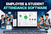 develop employee and student attendance management software