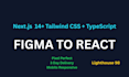convert figma to responsive react next js  with tailwind CSS