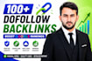 build 100 high quality manual SEO backlinks for your website
