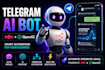 build a telegram ai bot for support and leads