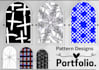 create fashion illustrations, sketch and seamless patterns