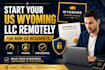 help non US residents register a wyoming llc remotely
