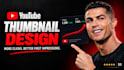 design CTR boosting thumbnail for youtube
