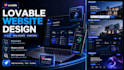 design lovable website, lovable ai website, saas web app and startup website