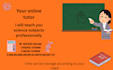 teach you science subjects professionally
