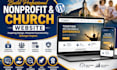 design responsive nonprofit website and church website