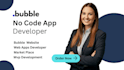 build nocode bubble io web app website buuble developer bubble mobile app