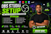 setup professional obs studio for livestream and business streaming