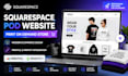 create custom squarespace print on demand ecommerce website