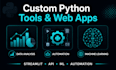 build a custom python data analysis or automation tool for you