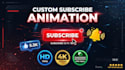 create eye catching youtube subscribe and bell animation