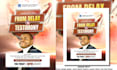 create professional  church flyer and full event package