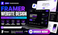 design modern framer website developer saas landing page no code website