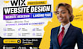 wix website design wix website redesign wix landing page