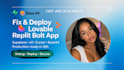 build, bug fix, deploy web app lovable replit base44 bolt supabase integrate