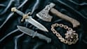 custom mini knife dagger axe scourge model prop design for cosplay kickstarter