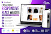build responsive react frontend websites
