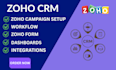 design and setup zoho websites, ecommerce and automation tools