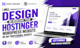 design or redesign hostinger website design, build hostinger wordpress website
